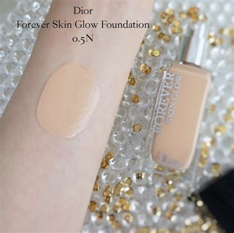 dior forever skin glow foundation 0.5n